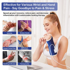 Jobyna wrist wrap adjustment straps demonstrating a secure, adjustable fit