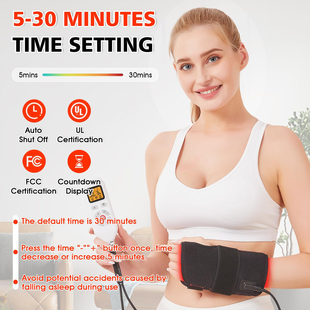 Jobyna wrist wrap open design enables easy one-handed application.