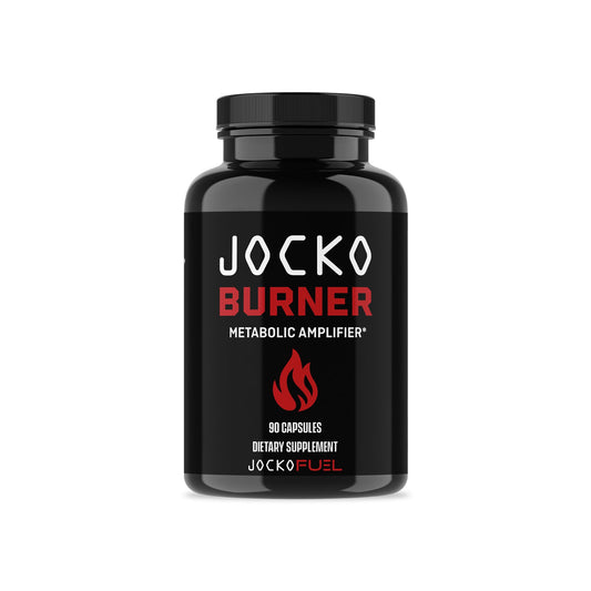 Jocko Fuel Burner bottle front view highlighting metabolism support