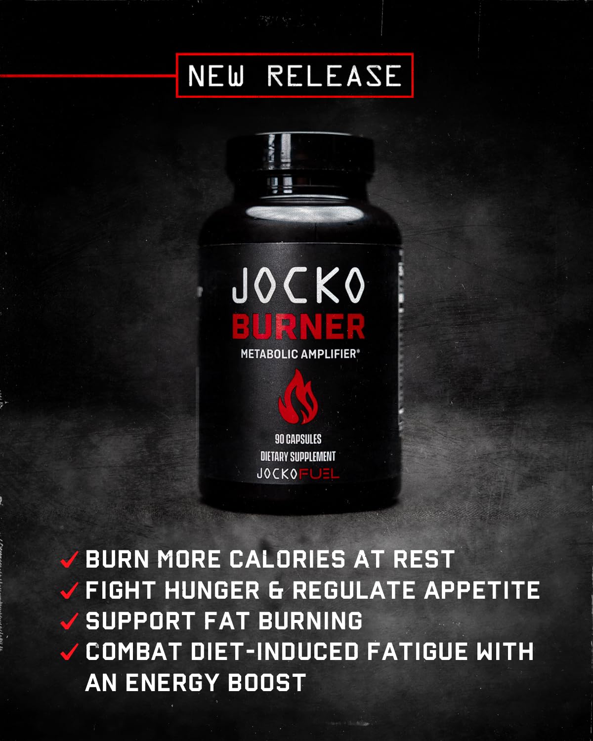 Jocko Fuel Burner use scene with an active person taking a daily dose