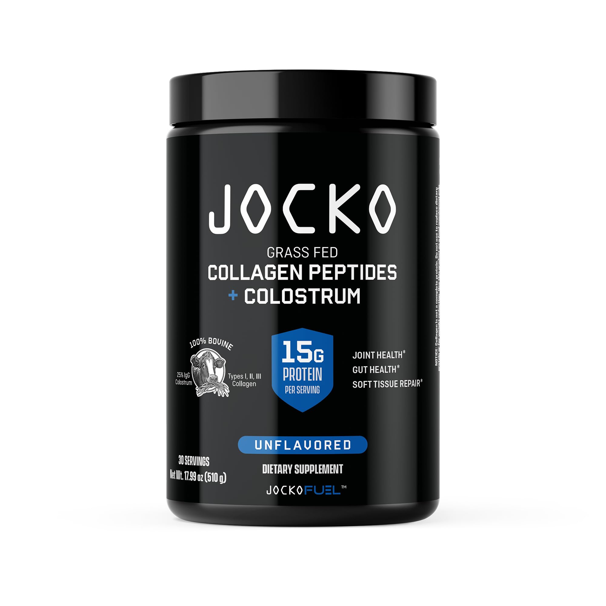 Jocko Fuel Collagen Powder bottle ready for daily use supporting joints