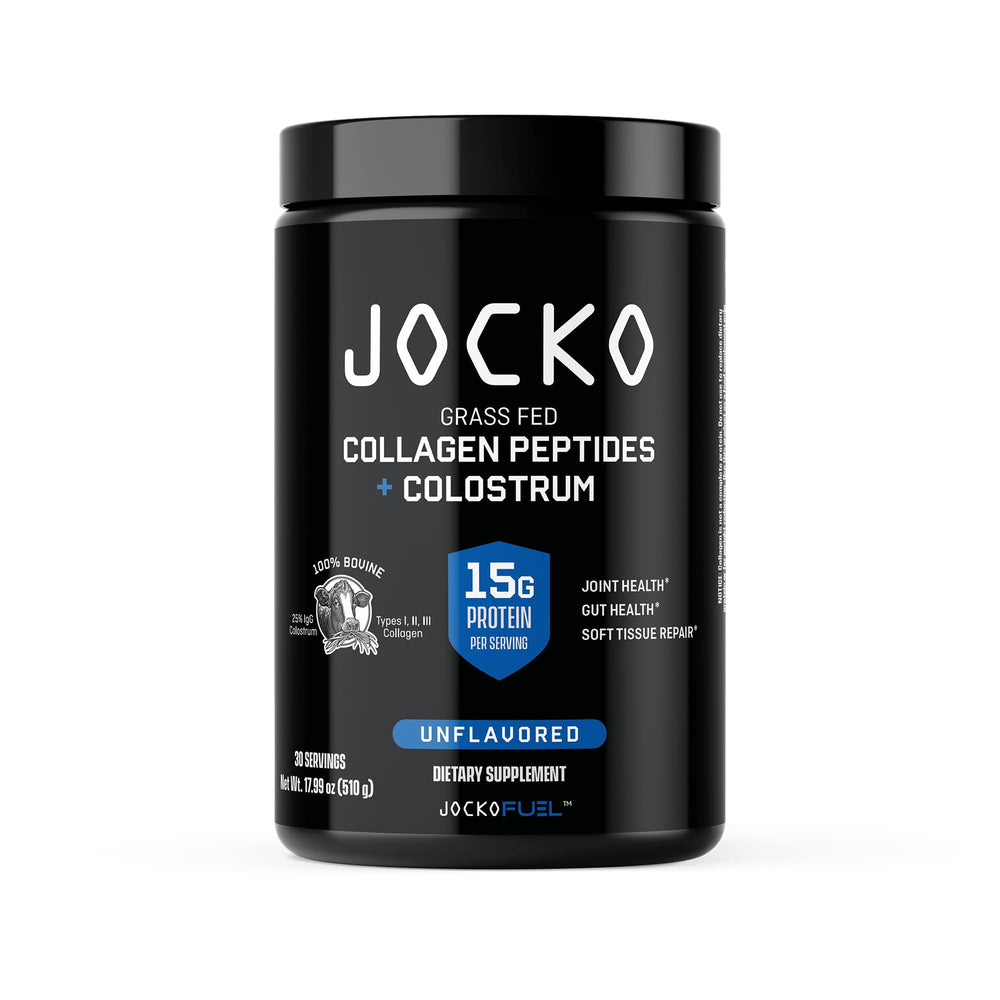 Jocko Fuel Collagen Powder bottle ready for daily use supporting joints