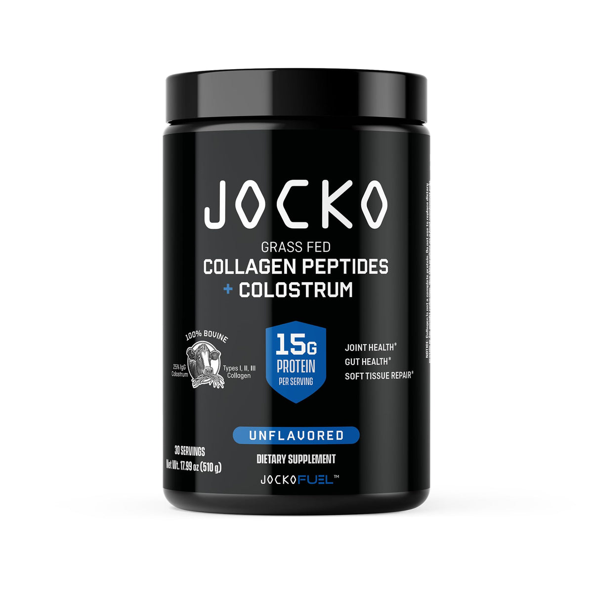 Jocko Fuel Collagen Powder bottle ready for daily use supporting joints