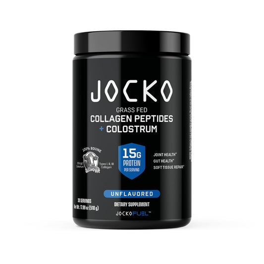 Jocko Fuel Collagen Powder bottle ready for daily use supporting joints