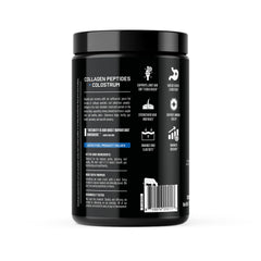 Jocko Fuel Collagen Powder being poured into a shaker for mixing