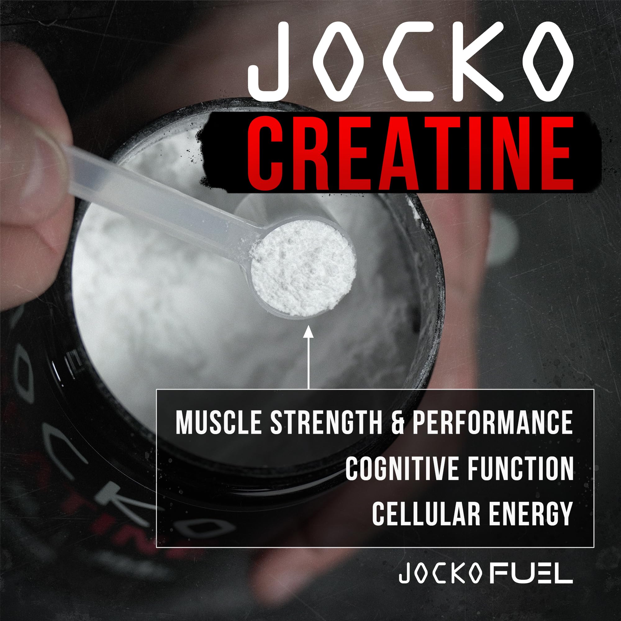 Jocko Fuel Creatine Monohydrate powder travel packets for on-the-go use
