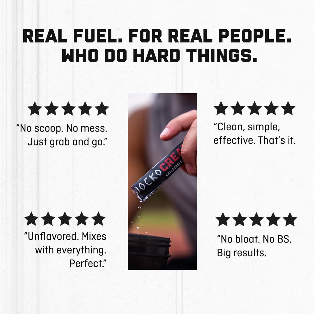 Active workout scene with Jocko Fuel sticks on the go.