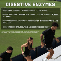 Jocko Fuel Digestive Enzymes meal ready scene suggests lighter stomach.
