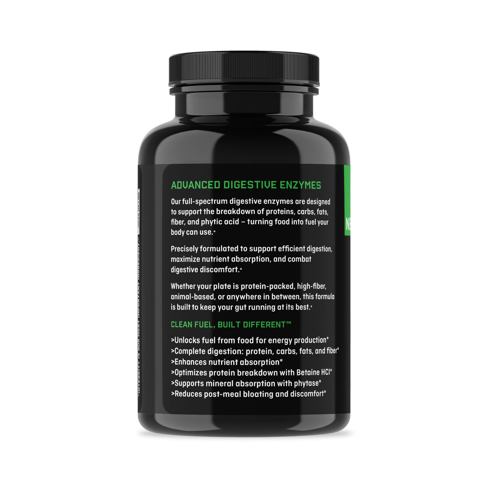 Jocko Fuel Digestive Enzymes label shows multi-PH proteases and helper enzymes.