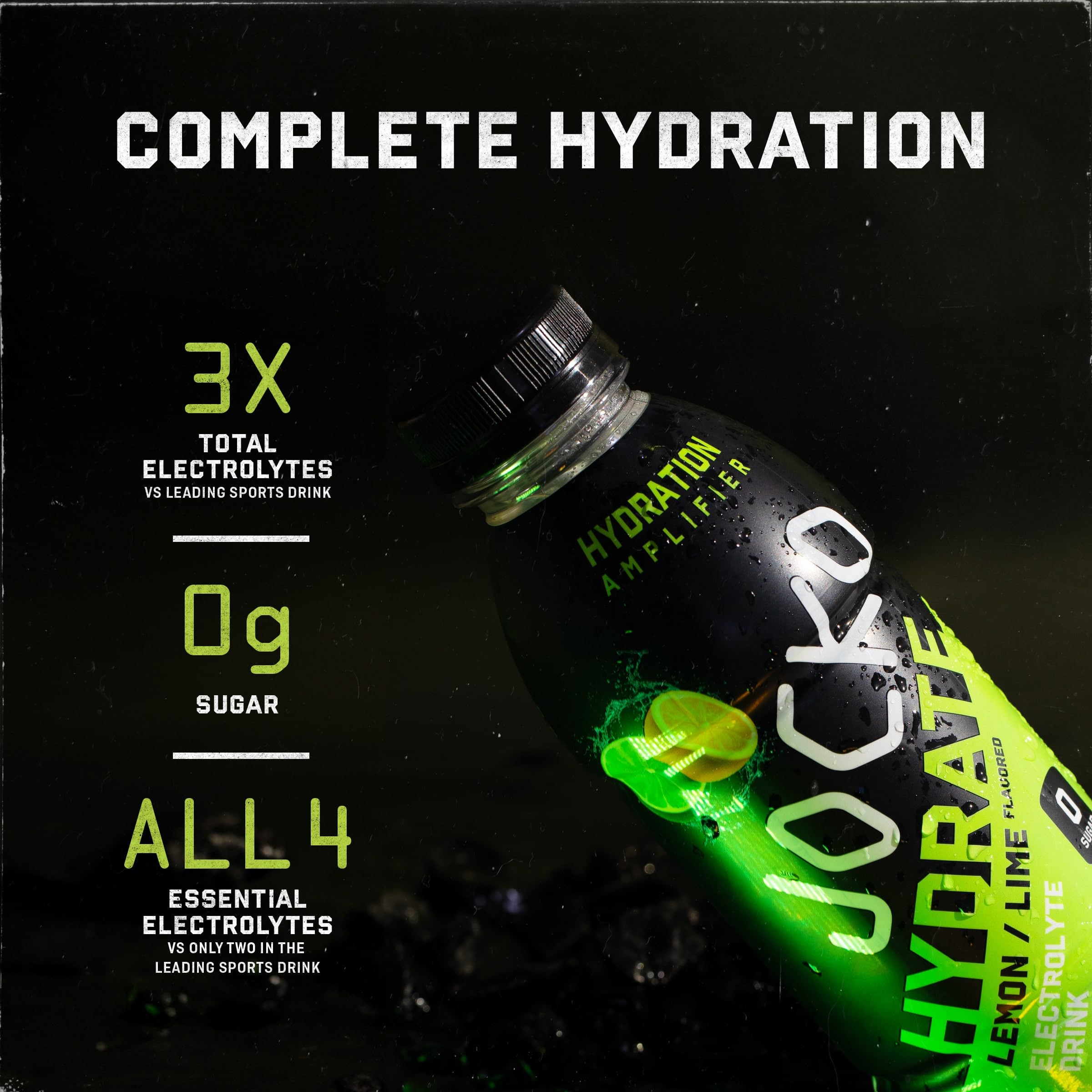 Jocko Fuel Hydrate blue raspberry packaging and bottle on shelf