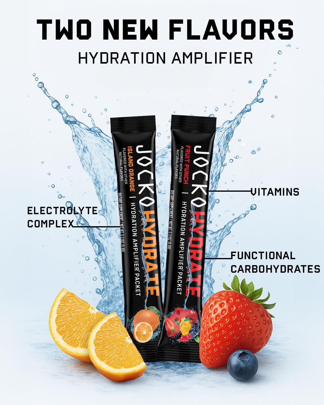 Jocko Fuel Hydrate Island Orange serving adds flavor and motivation