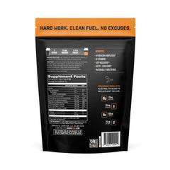 Jocko Fuel Hydrate Island Orange packet open for on the go mixing