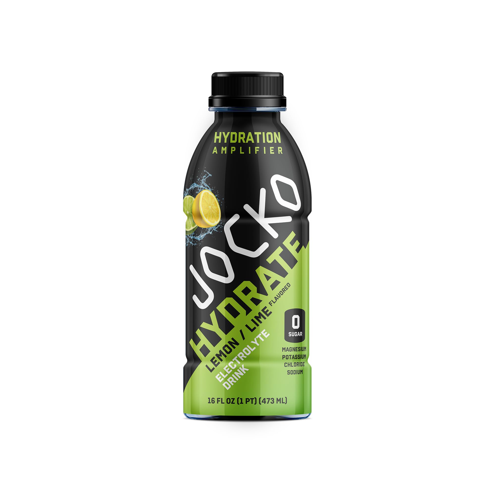 Jocko Fuel Hydrate lemon lime being prepared in shaker with water