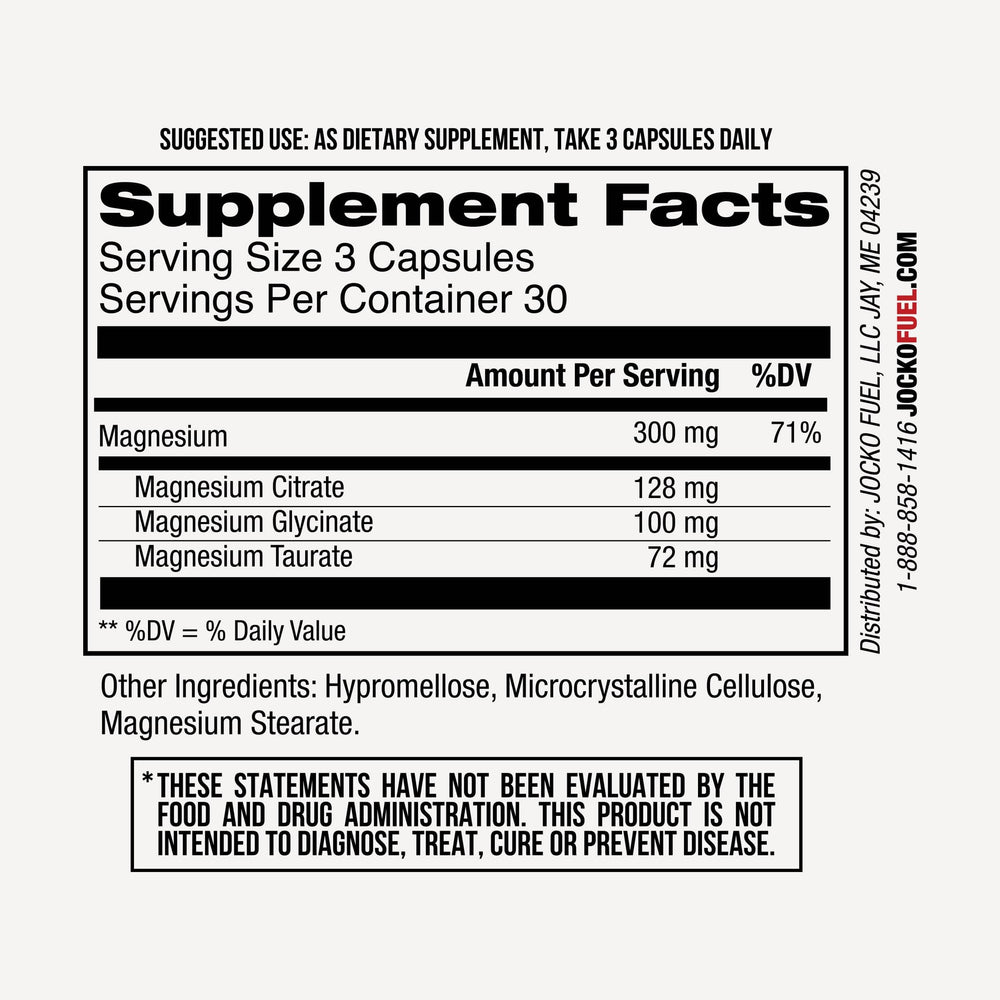 Jocko Fuel Magnesium Complex bottle on a desk for daily wellness routine.