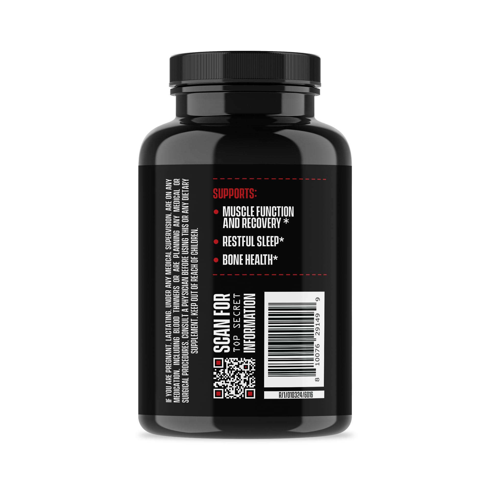 Jocko Fuel Magnesium Complex in gym setting hints at post-workout recovery.
