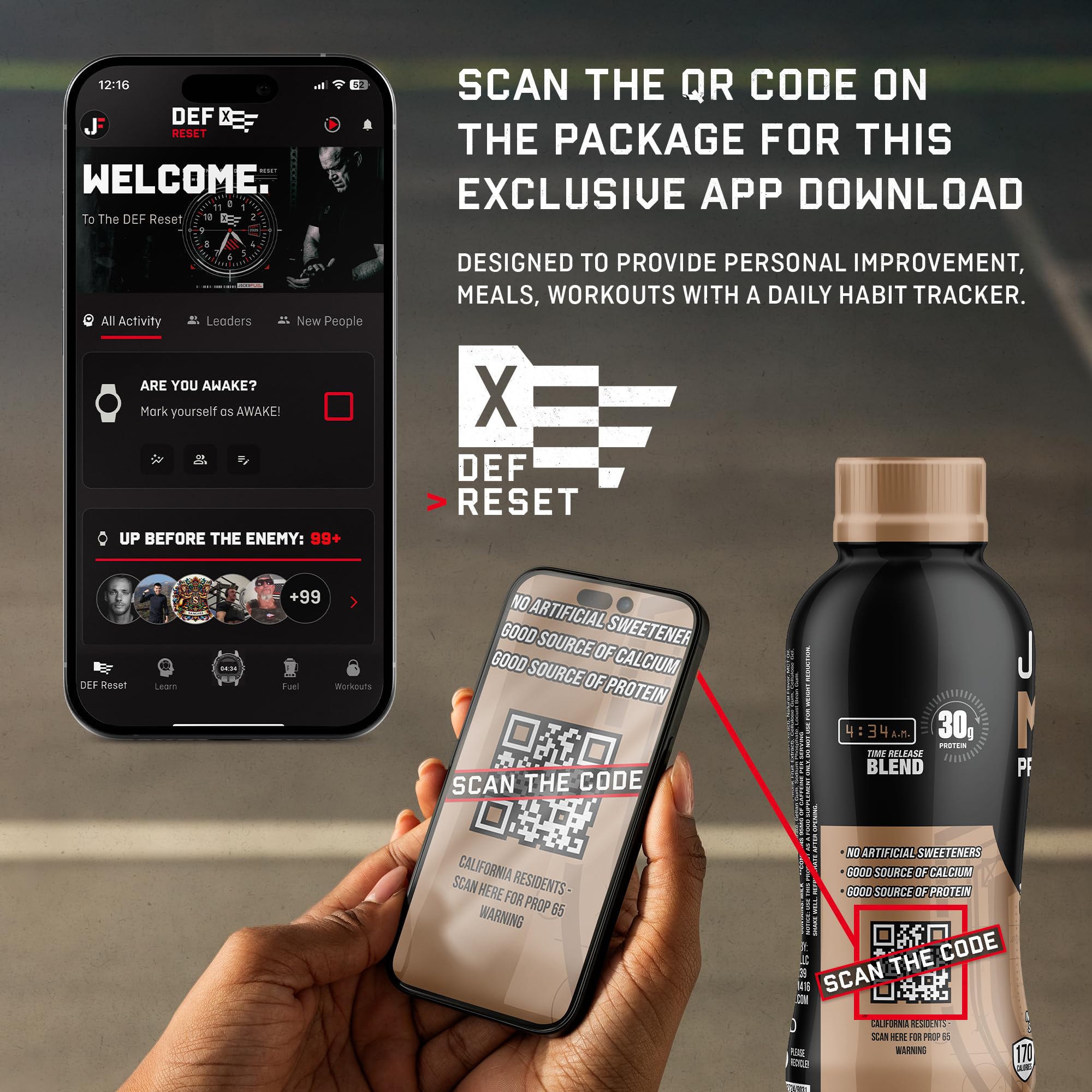 Jocko Fuel Mölk keto-friendly snack on the go for active lifestyles.