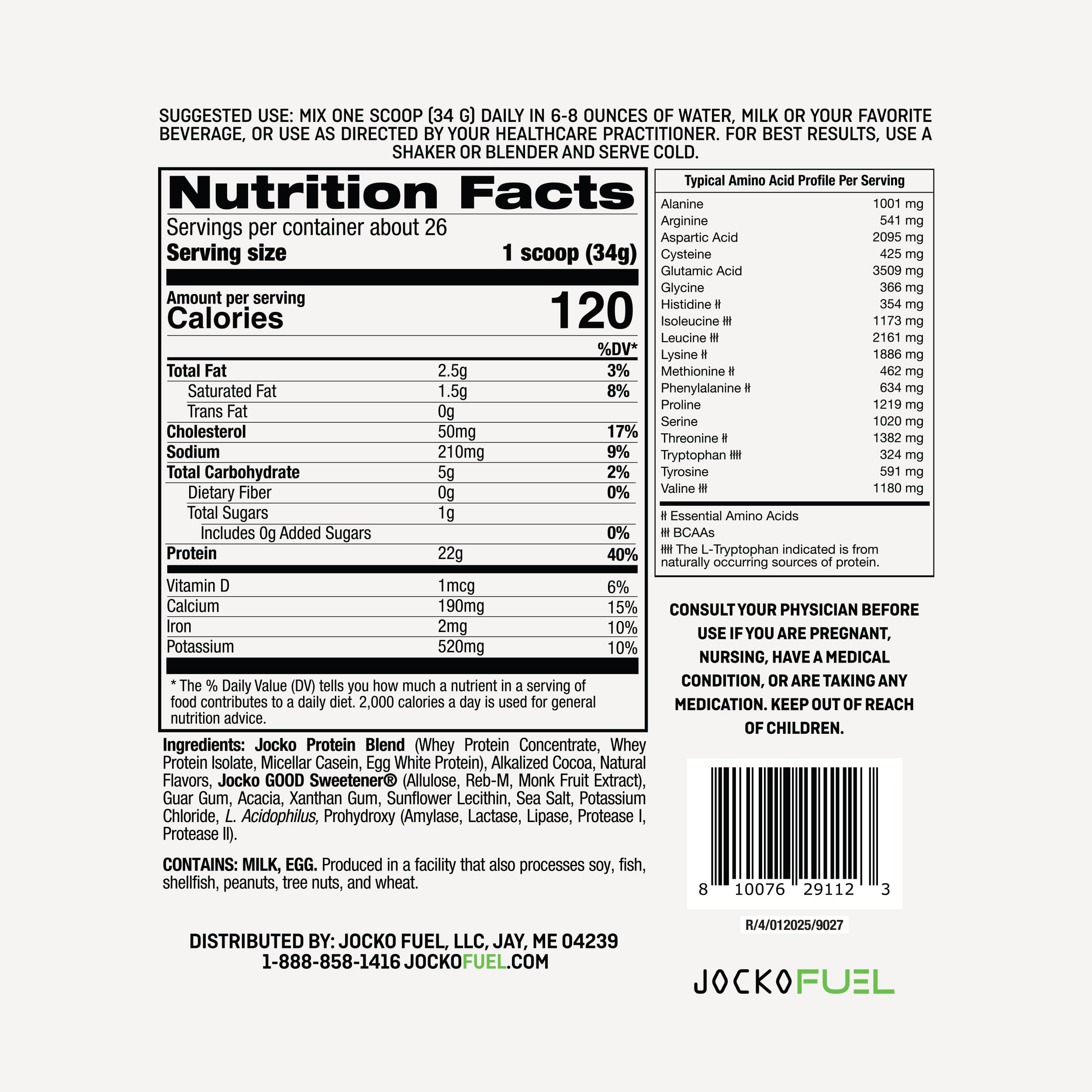 Jocko Fuel Mölk serving scoop shows convenient portion control
