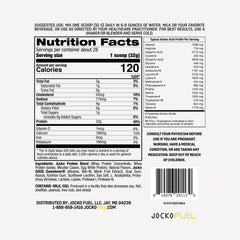 Jocko Fuel Mölk banana cream shake demonstrates creamy texture for a quick meal