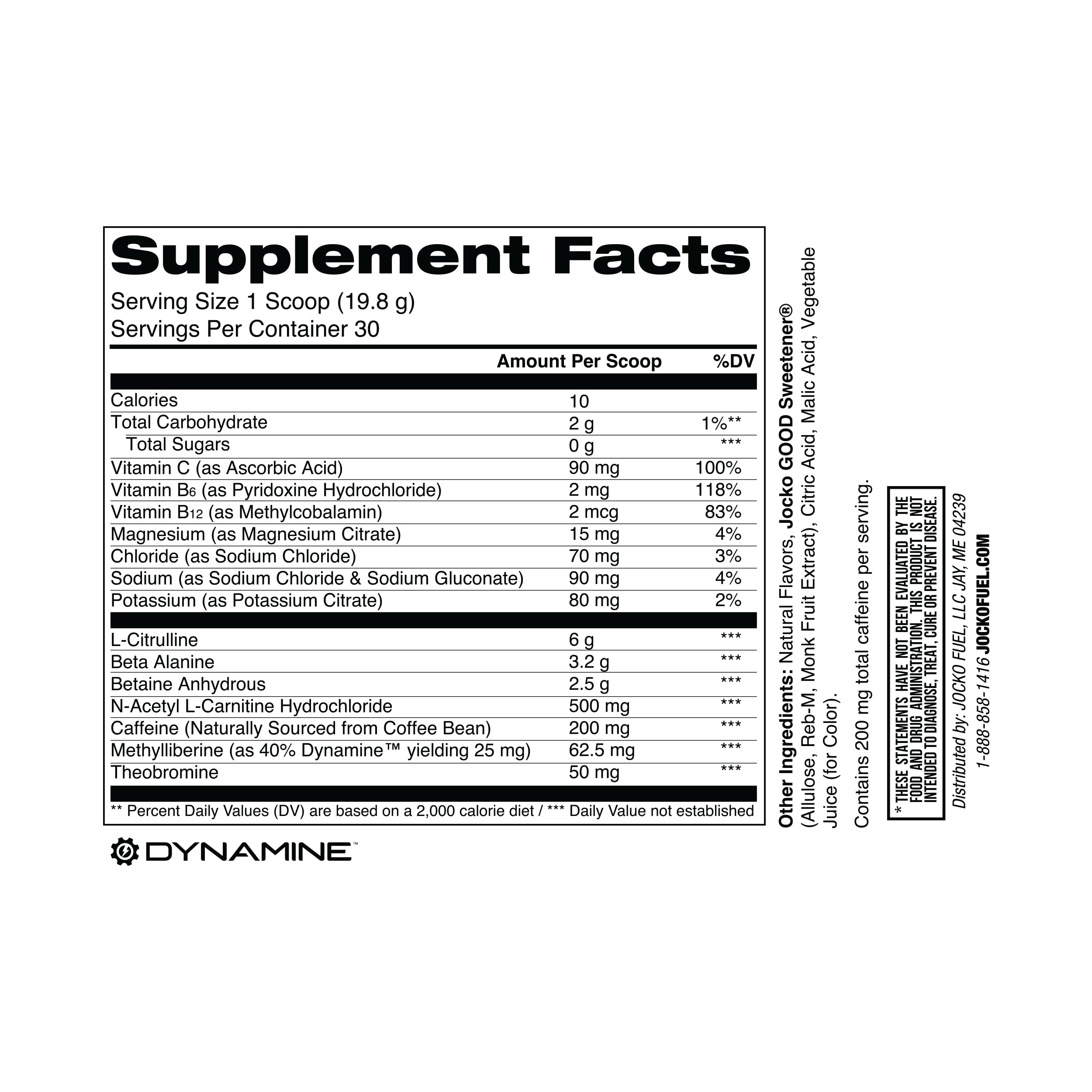 Jocko Fuel pre-workout ingredient-L-Citrulline supports blood flow for performance.