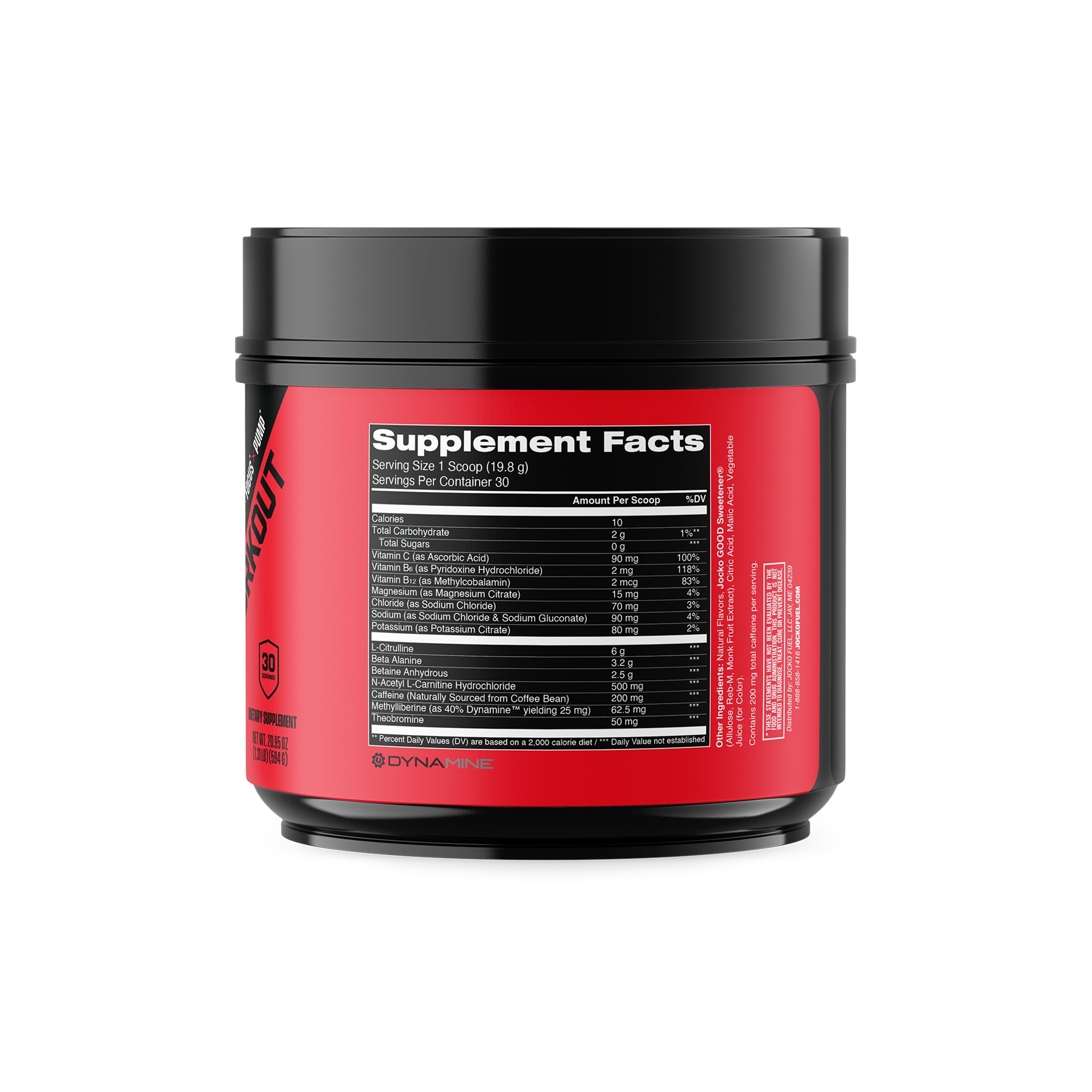 Jocko Fuel pre-workout scoop-mix ready for a powerful pump during training.