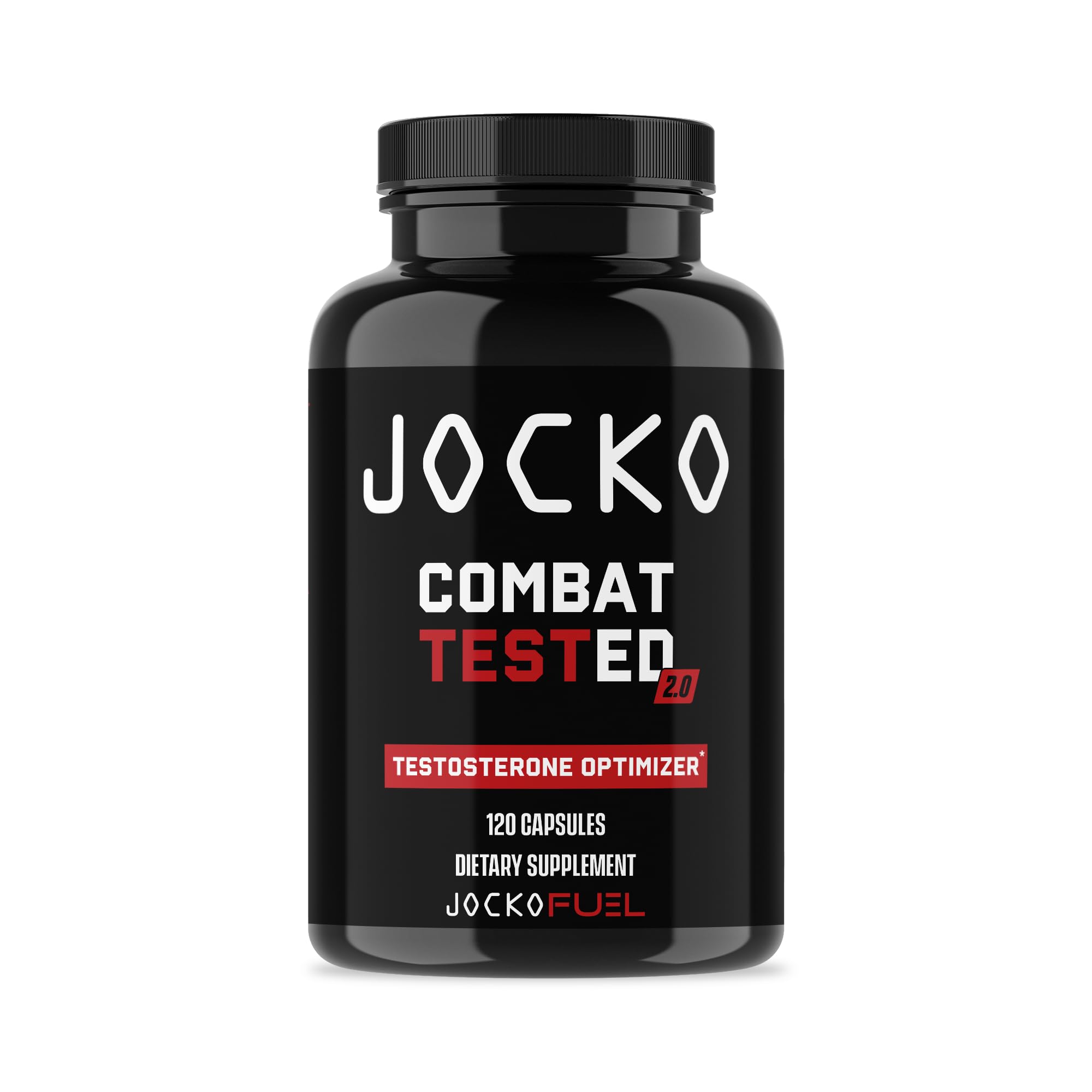 Jocko Fuel Test Booster bottle signals natural energy support for workouts
