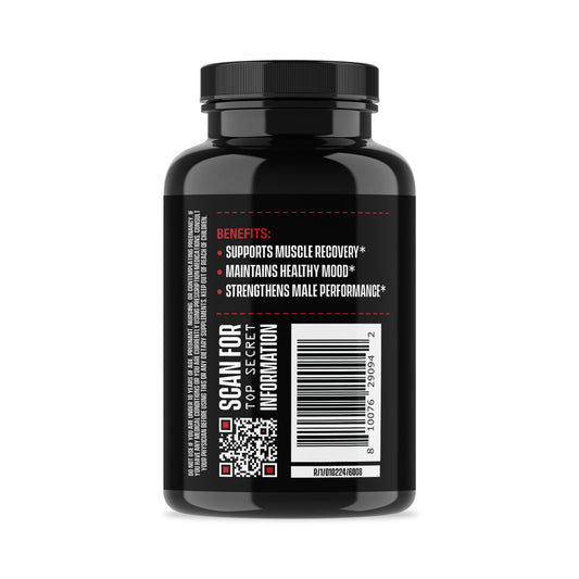 Jocko Fuel Test Booster capsules close-up with clean natural formula