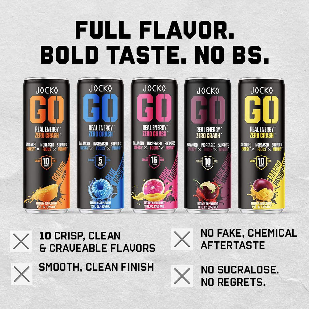 Jocko GO Nitro Pop electrolyte-enhanced packaging and serving