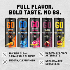 Jocko GO Nitro Pop electrolyte-enhanced packaging and serving