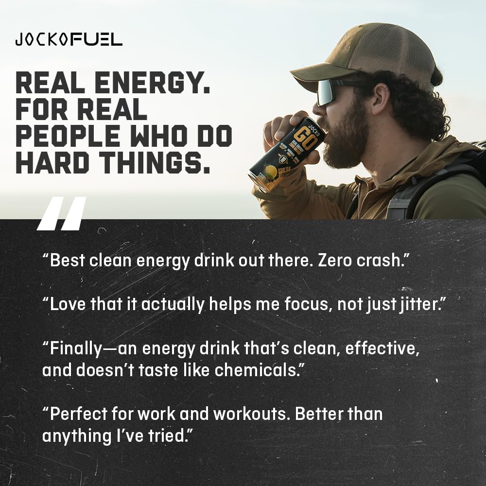 Jocko GO Nitro Pop used before a mission or meeting