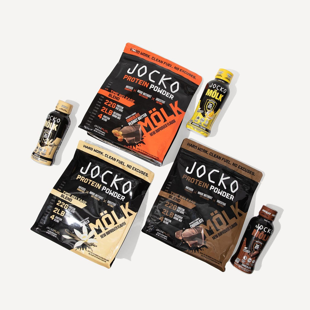 Jocko Mölk bottle highlights amino acids for recovery support.