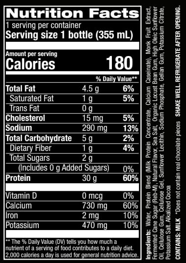 Ready-to-drink Jocko Mölk bottle, on-the-go protein support.