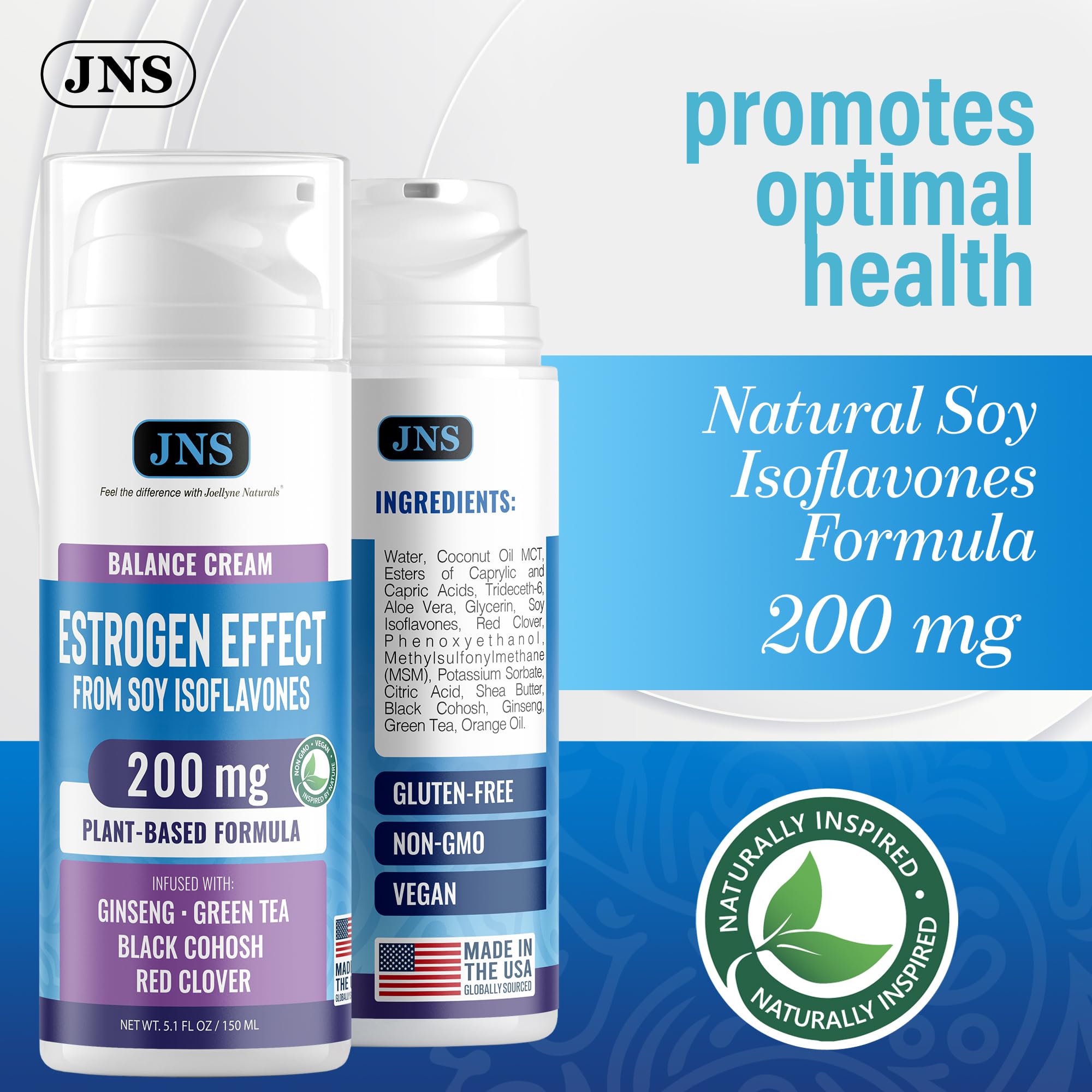 Joellyne Naturals Phytoestrogen Cream creamy-texture ready for application