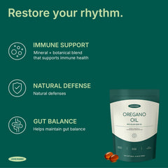 John Rambo Oil of Oregano with Black Seed Oil label emphasizes clean formula