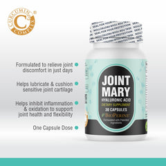JOINT MARY ingredients including glucosamine and chondroitin support joints.