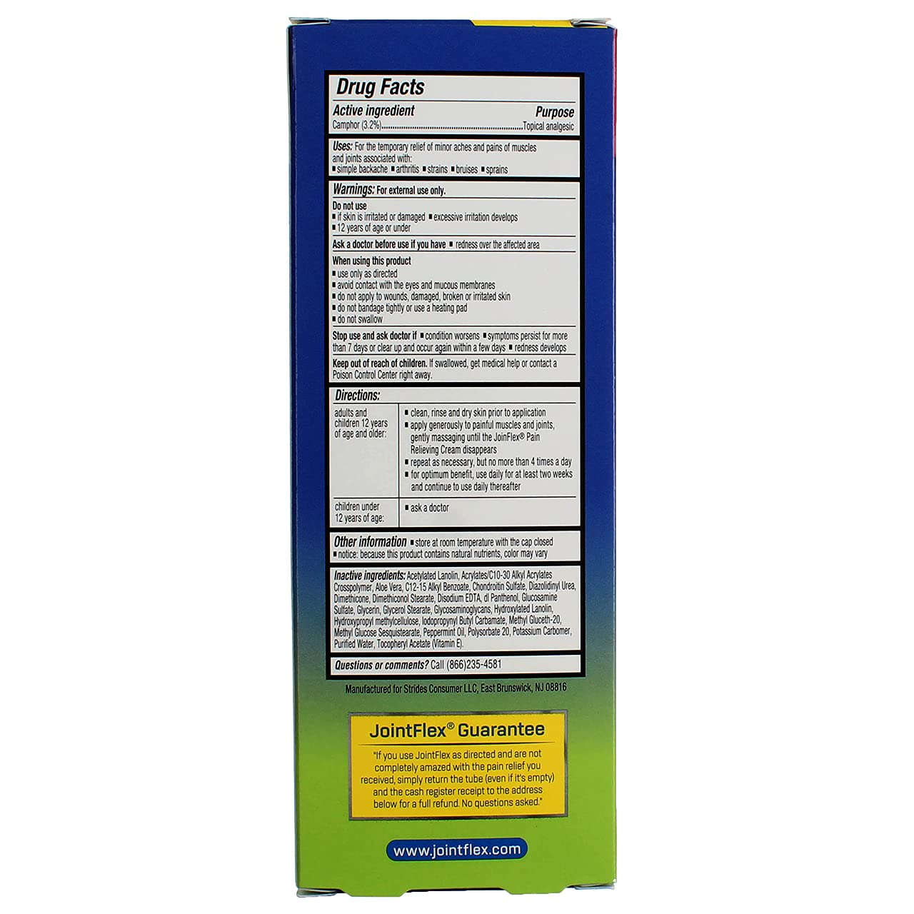 Applying JointFlex cream to knee for targeted joint care.