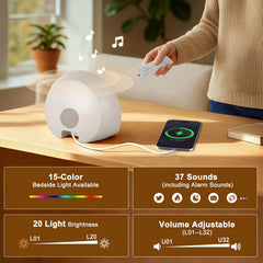JONRRYIN 15-color dimmable night light emphasizes mood and ambience