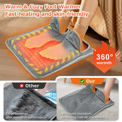 JORICUTY foot warmer large pocket for easy foot entry