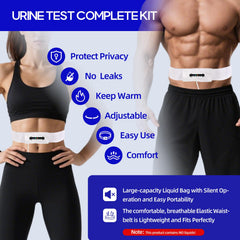 JORVONR Urine Test Complete Kit Stretchable Belt fits diverse body types