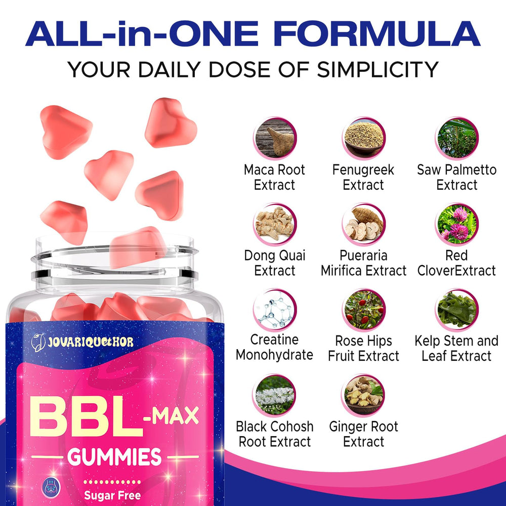 Jovariquethor Booty Gummies two-gummy daily portion ready to take