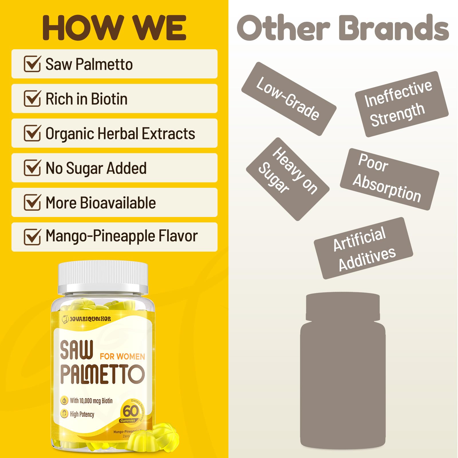 Jovariquethor vegan gluten-free dairy-free bottle signals clean dietary options