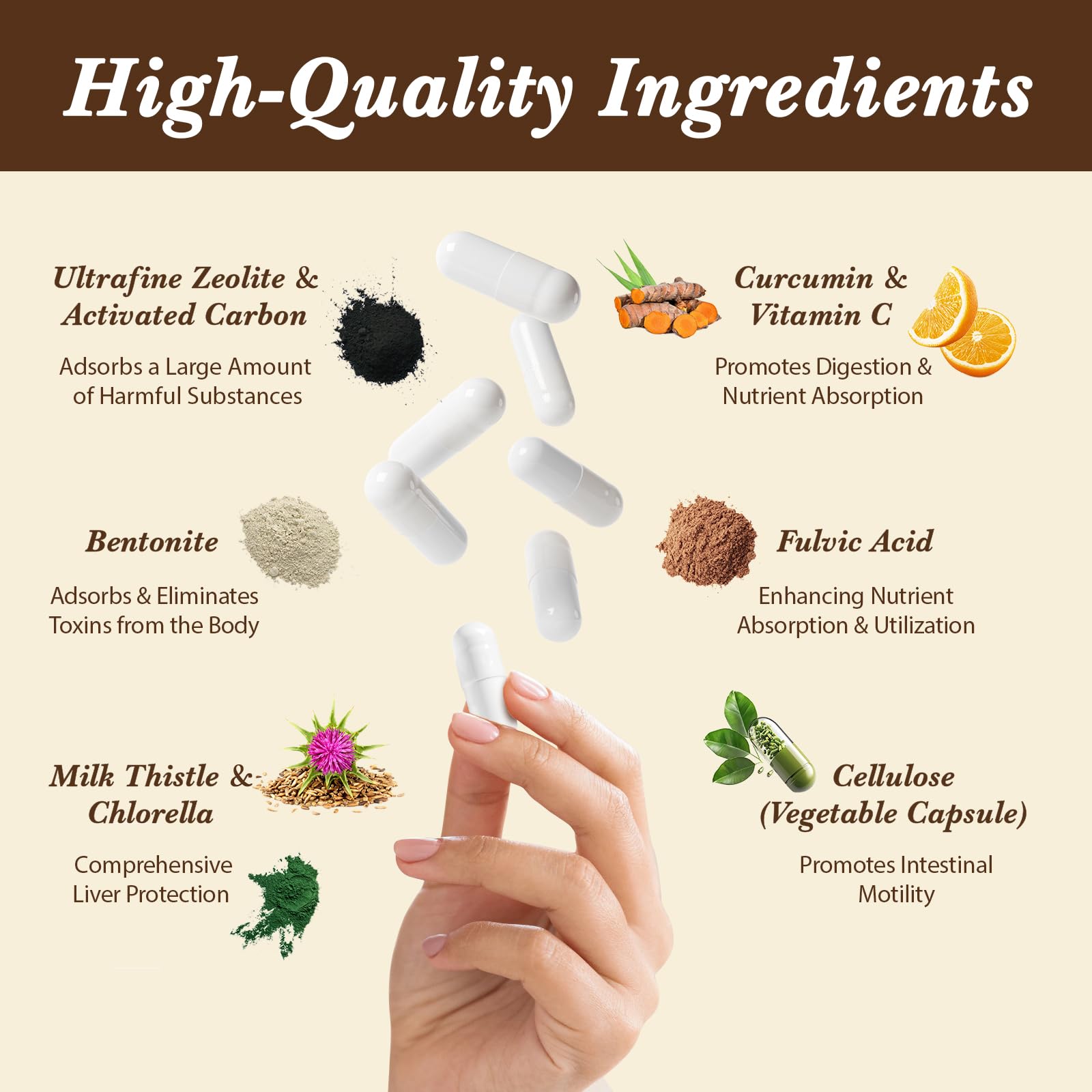 Jovianoy Zeolite Detox with fulvic acid supports nutrient absorption.