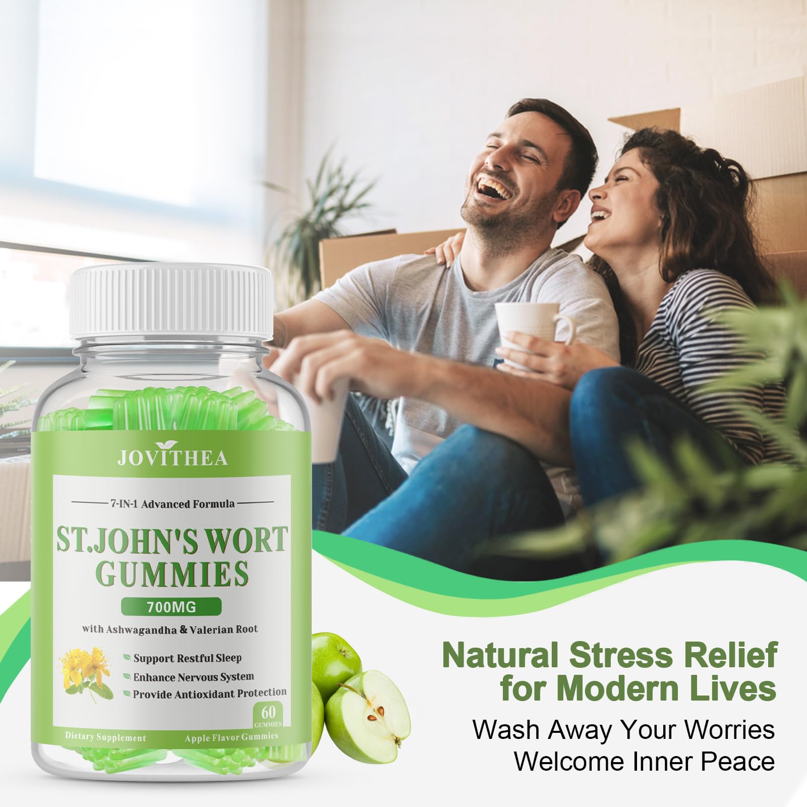 JOVITHEA gummies kid-friendly formula supports gentle calm.