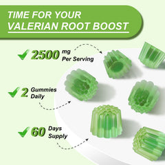 Made in USA quality message for Jovithea valerian gummies in a GMP facility.
