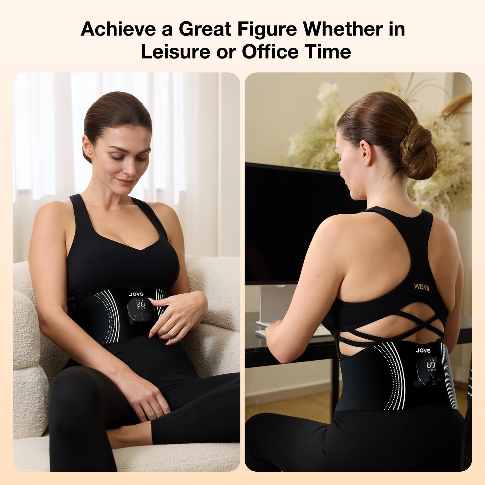 JOVS eight-segment flexible joints adapt to waist shape.