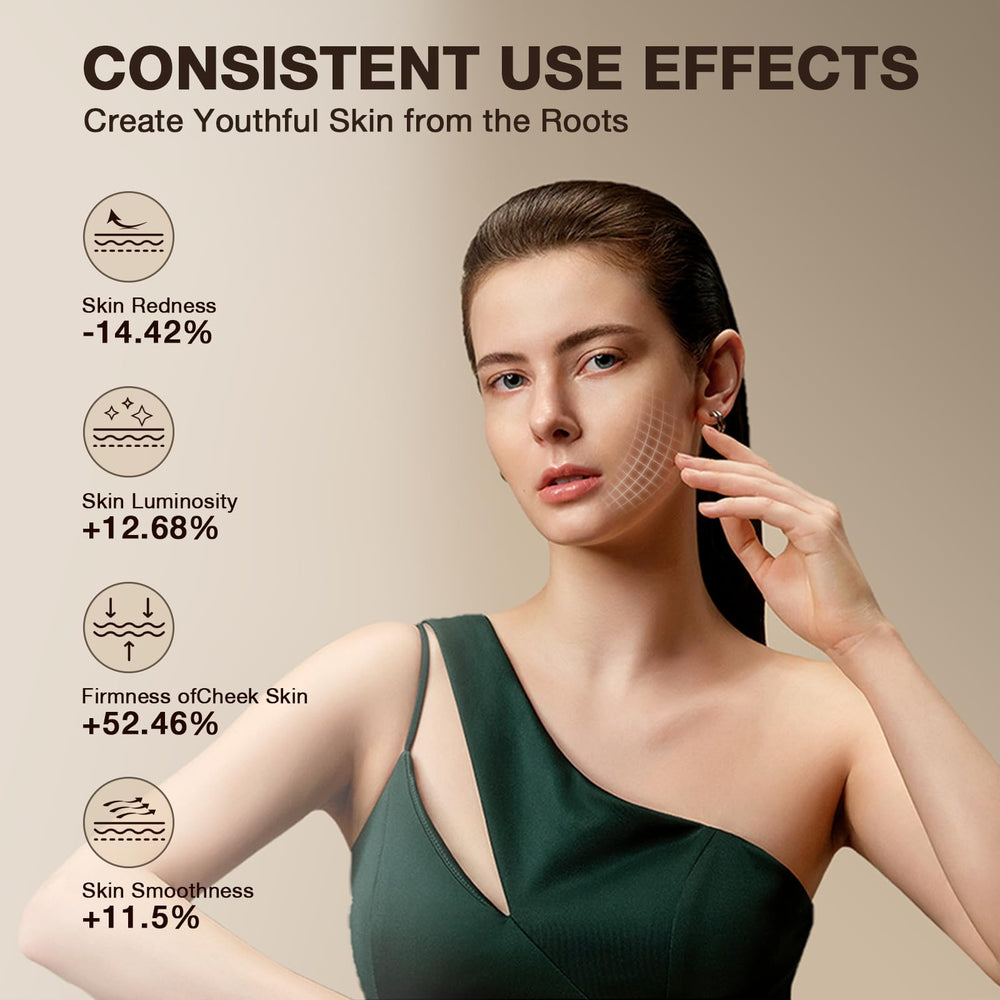 JOVS eye-friendly design reduces pressure and facial marks during use.