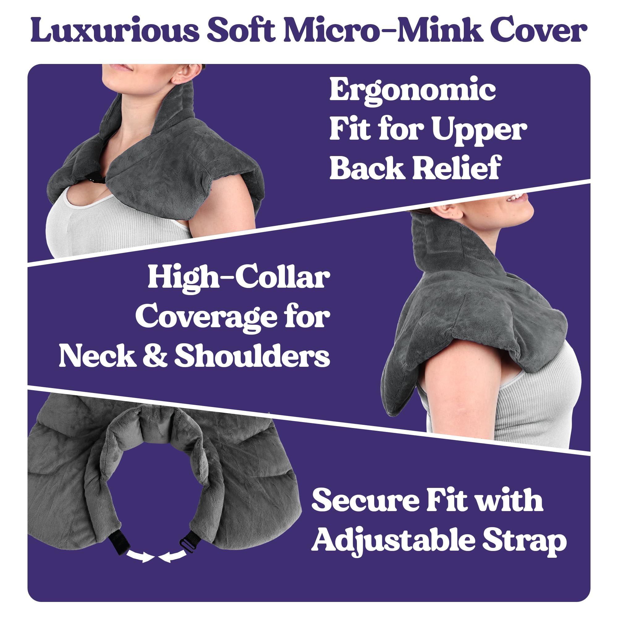 Joy & Grace soft micro-mink cover felt against skin during relaxation
