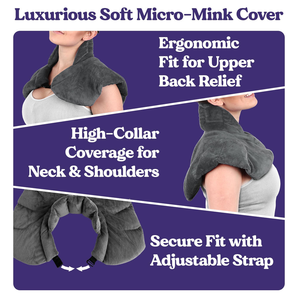 Joy & Grace soft micro-mink cover felt against skin during relaxation