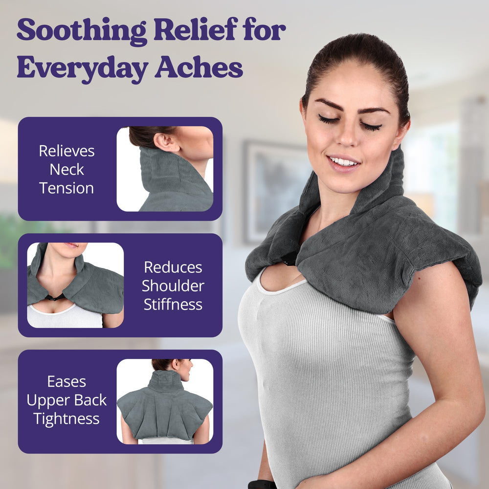 Joy & Grace 5 lb weighted wrap for hands-free comfort during tasks
