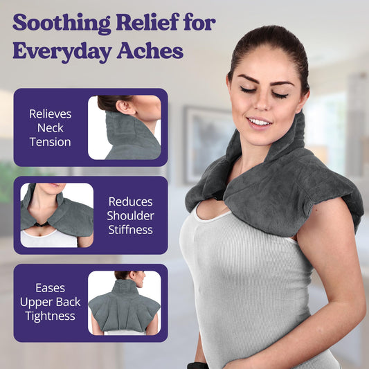 Joy & Grace 5 lb weighted wrap for hands-free comfort during tasks