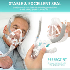 JoyHi AirFit F20 cushion made from premium liquid silicone for softness and comfort.